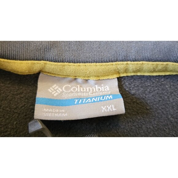 Columbia Titanium Men's Gray Long Sleeve 1/4 Zip Polartec Amni-Wick Sweater XXL - Picture 8 of 15